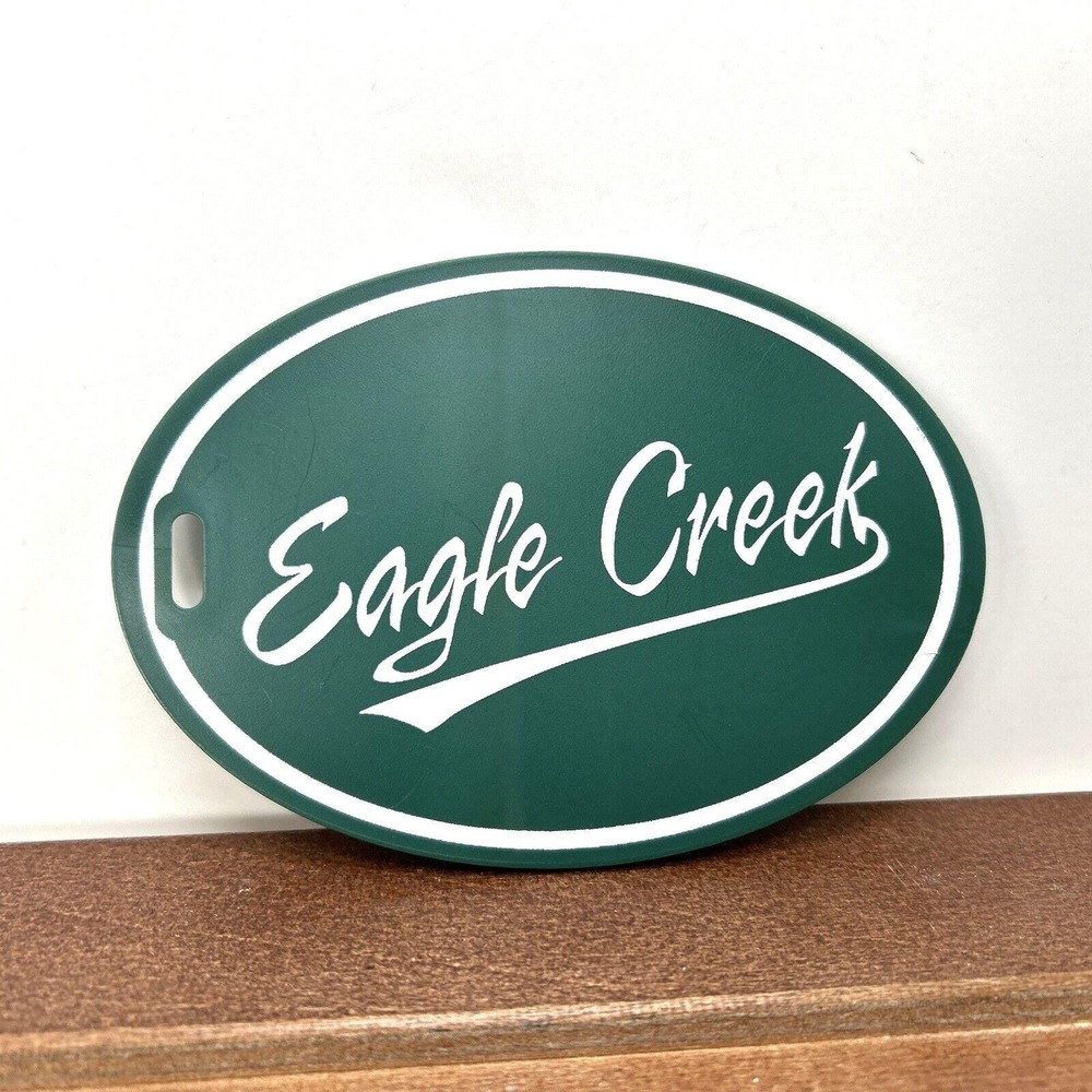 Eagle Creek Orlando Florida Golf Club Bag Luggage Travel Oval‎ Green Tag